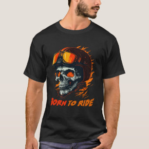 Biker Skeleton Mystic Death Bone T-Shirt