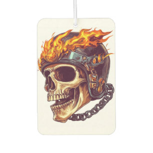 Biker Skull Reaper Car Air Freshener