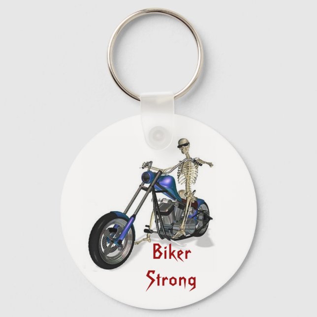 Biker Strong Key Ring (Front)