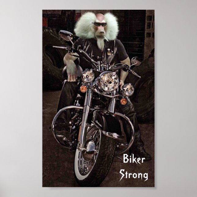 Biker Strong Poster (Front)