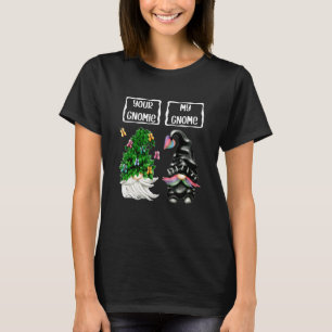 Biker Summer Gnome For Gardener  Crazy Gnome Lady T-Shirt