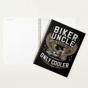 Biker Uncle Motorcycle Father's Day Planner