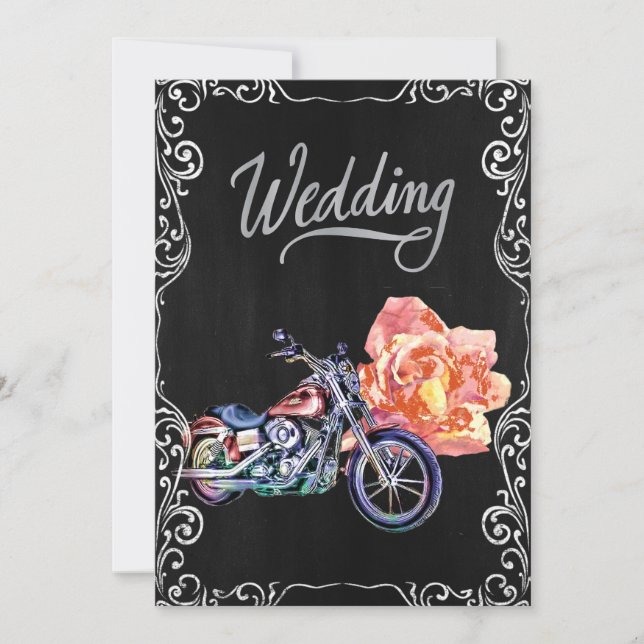 Biker Wedding Invitation (Front)