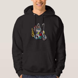 Biker Women Motorcyclist Grandma Motorcycle Hoodie