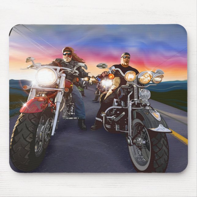 Bikers 1 Mousepad (Front)