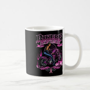 Bikers Against Breast Cancer Fight For A Cure Hope Coffee Mug