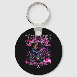 Bikers Against Breast Cancer Fight For A Cure Hope Key Ring