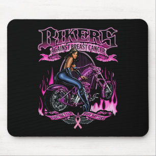 Bikers Against Breast Cancer Fight For A Cure Hope Mouse Pad