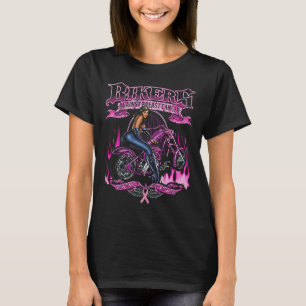 Bikers Against Breast Cancer Fight For A Cure Hope T-Shirt
