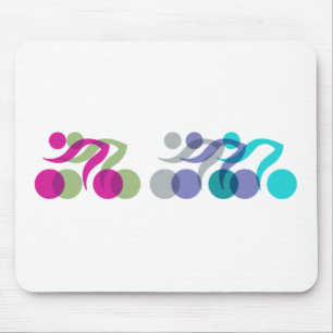 Bikers cool logo mouse pad