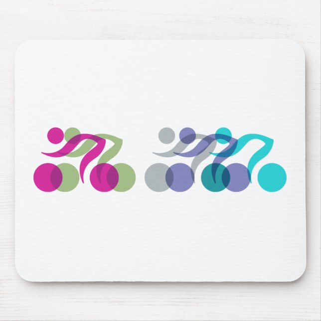 Bikers cool logo mouse pad (Front)