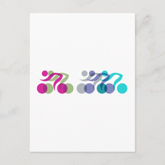 Bikers cool logo postcard (Front)