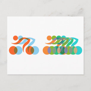 Bikers, Cyclers Freaks Postcard