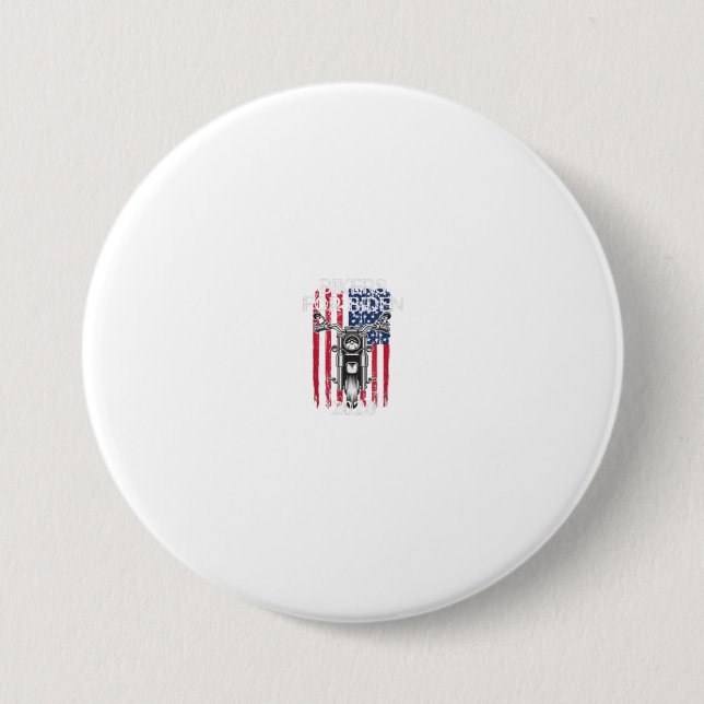 Bikers For Biden 2020 Motorcycle Supporting 7.5 Cm Round Badge (Front)
