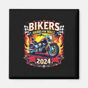 Bikers For Harris Wheimer 2024 Harris Waltz Electi Magnet