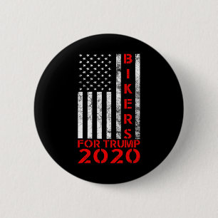 Bikers For Trump 2020 American Flag Conservative M 6 Cm Round Badge
