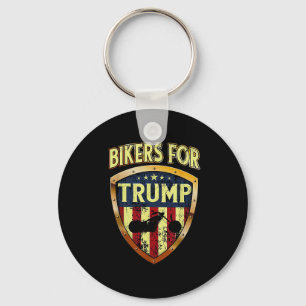 Bikers for trump funny biker gift Bikers for trump Key Ring