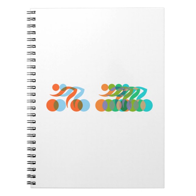 Bikers Freak Spiral Notebook (Front)