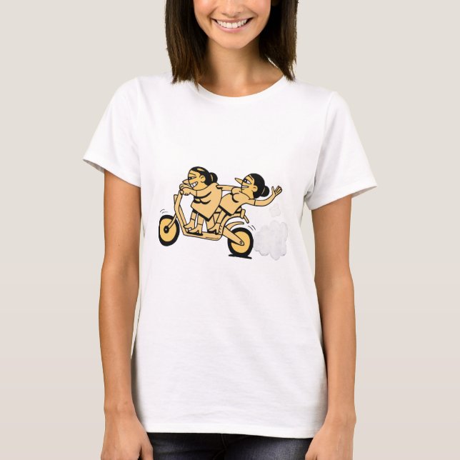 Bikers. Goin for It. T-Shirt (Front)