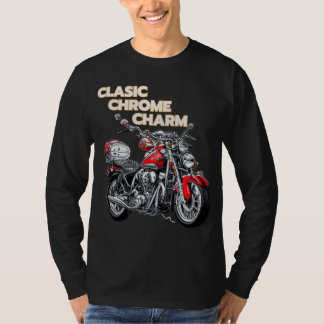 Biker's motorcycle Classic Chrome Charm T-Shirt