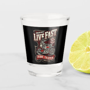 Bikers Rule Shot Glass
