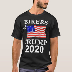 Bikers Trump 2020 Flag T-Shirt