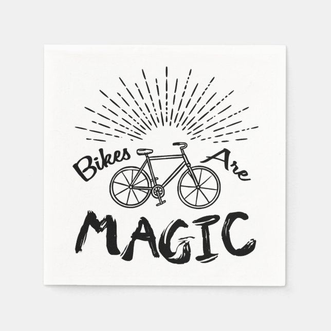 Bikes Are Magic Napkin (Front)