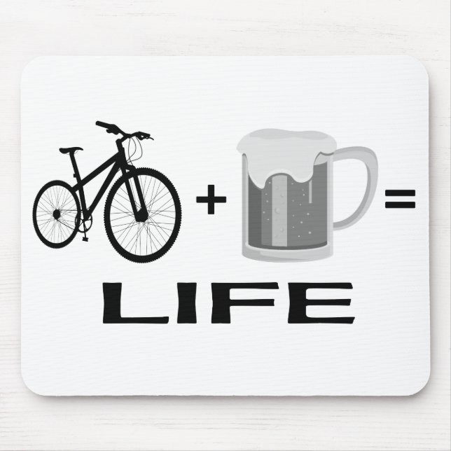 Bikes & Beer! Mouse Pad (Front)