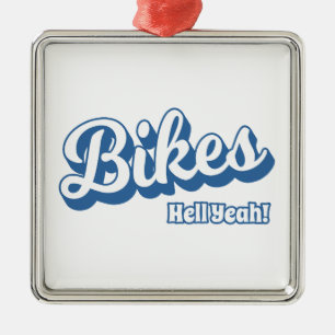 Bikes Hell Yeah! Metal Tree Decoration