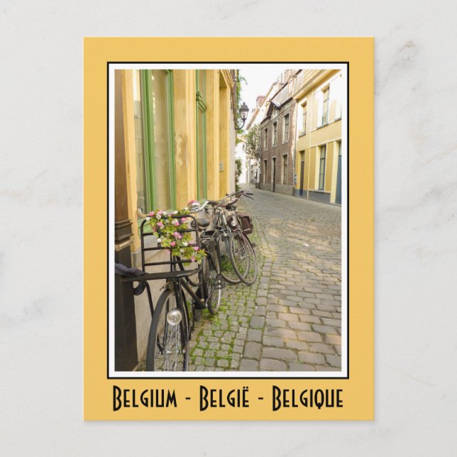 Bikes in Belgium Postcard (Front)