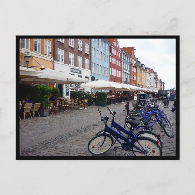 bikes nyhavn postcard (Front)
