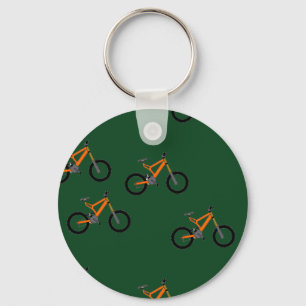 Bikes on green key ring