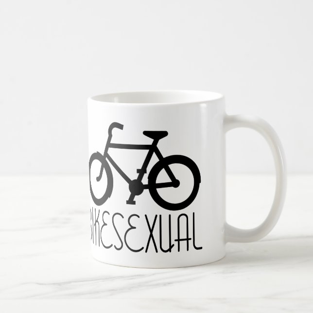 Bikesexual Cyclist Bicycle Bike Mug (Right)