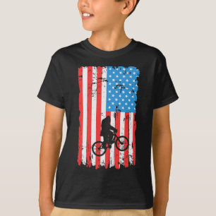 Bikesquatch! Mountain Biking Bigfoot Usa American T-Shirt