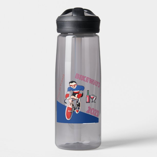 Bikeways 2023 Tour de france Water Bottle (Front)