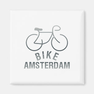 Biking Amsterdam Netherlands Graphic _1  Magnet
