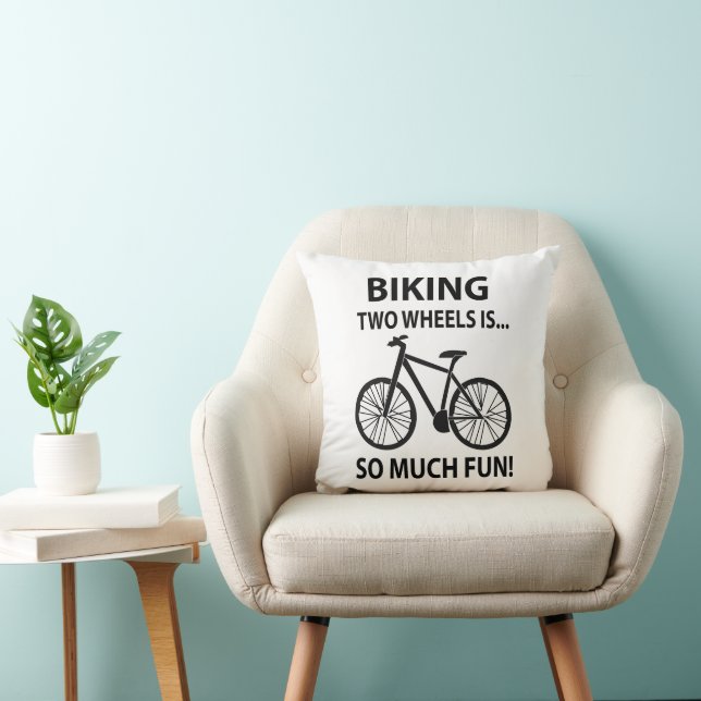 Biking Bicycle Cycling Cyclist Biking Cushion (Chair)