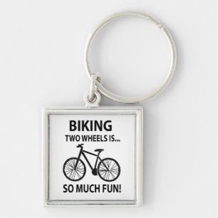 Biking Bicycle Cycling Cyclist Biking Key Ring
