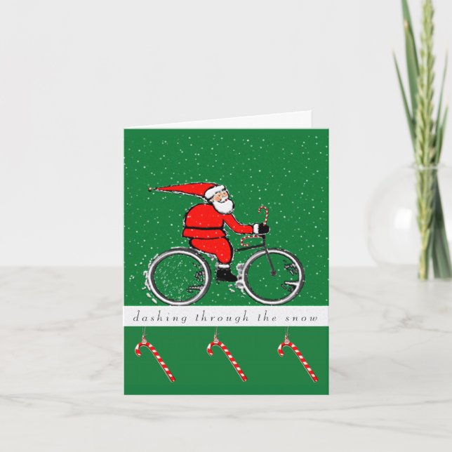 Biking Christmas Cards (Front)