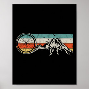 Biking Cycling Mtb Mountain Bike  Poster
