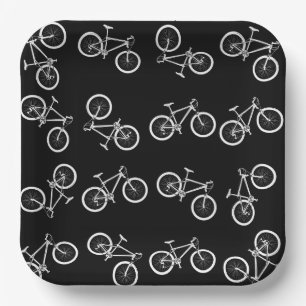 Biking Cycling Paper Plate