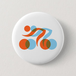 Biking_Fever_2_cyclers.png 6 Cm Round Badge