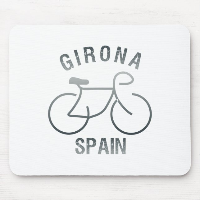 Biking Girona Spain Graphic  Mouse Pad (Front)