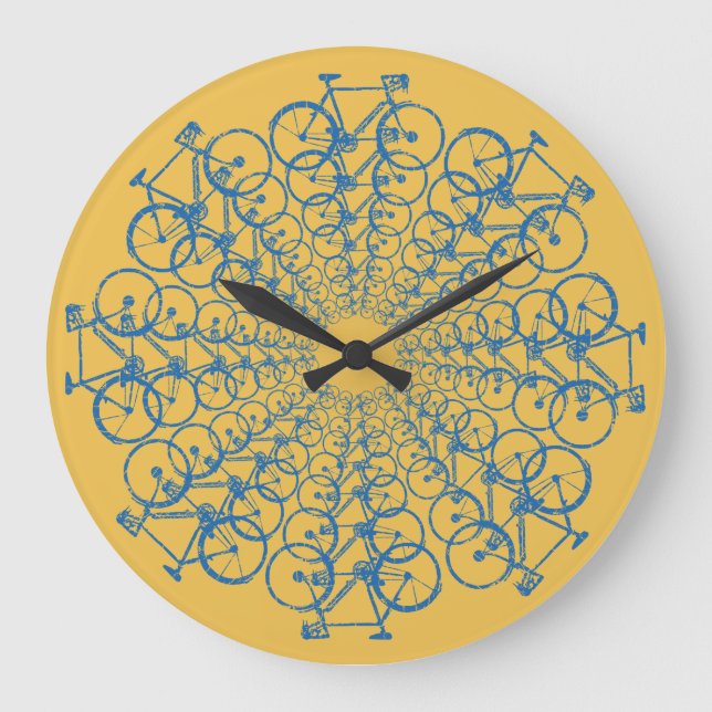 biking hour large clock (Front)