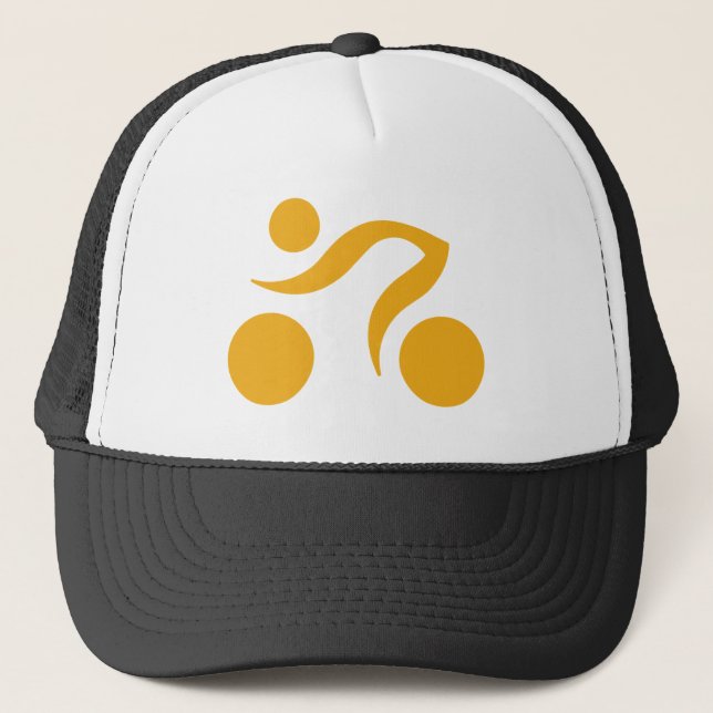 Biking logo trucker hat (Front)