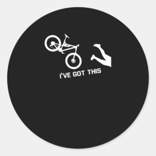 Biking Lover Don't Follow Me I Got Times Classic Round Sticker