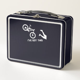 Biking Lover Don't Follow Me I Got Times Metal Lunch Box
