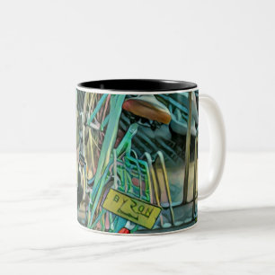 Biking Lover Gift For Cyclist Two-Tone Coffee Mug
