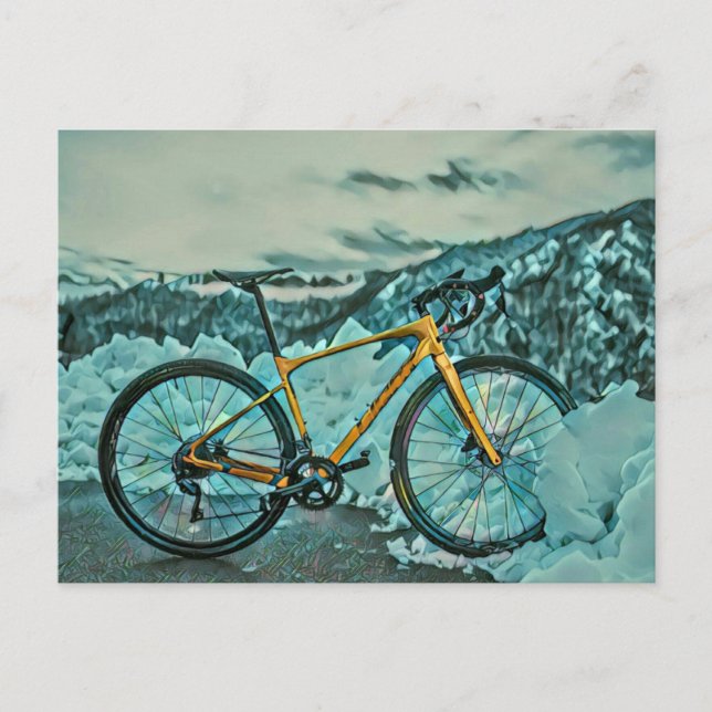 Biking Lover Gift Postcard (Front)