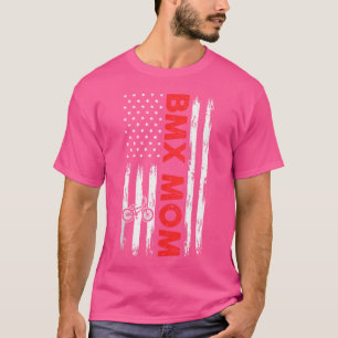 Biking Mum Mother Cycling Bmx Cyclist Bicycle T-Shirt